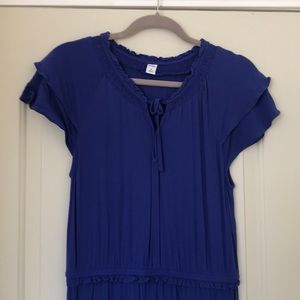 Royal Blue Old Navy Womens Dress Size M